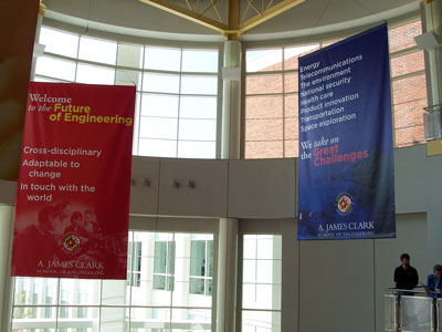 Kim Engineering Building - Banners